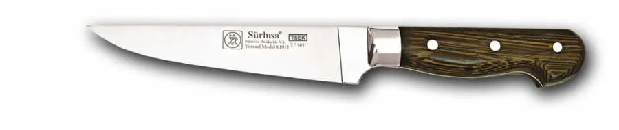 Sürbısa 61011ym - Sürmene Yöresel Kasap Kemik Sıyırma Bıçağı 14,5 Cm