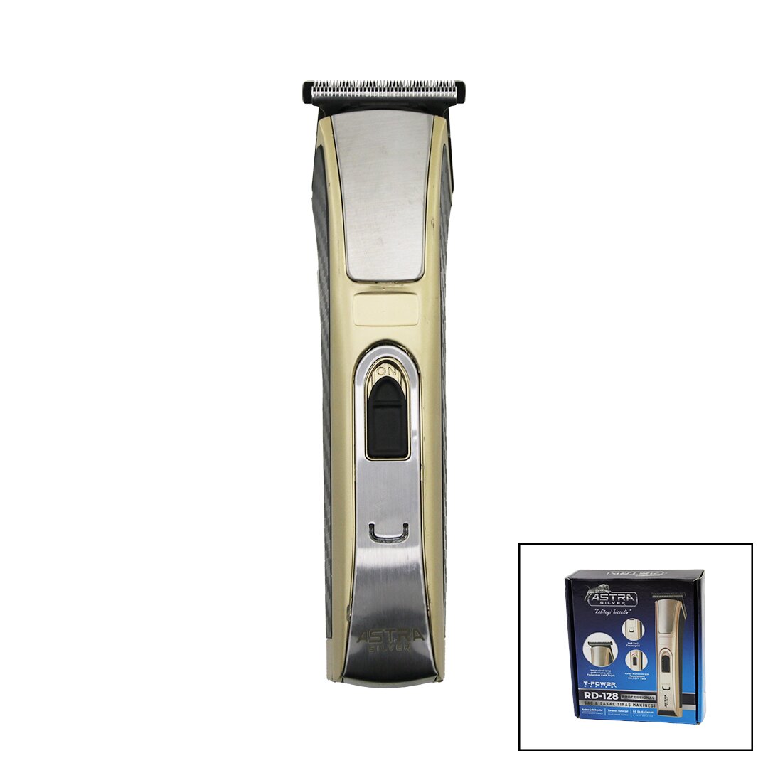 T-POWER SAÇ - SAKAL KESME TRAŞ MAKİNESİ LED ŞARJ GÖSTERGE 8 SAAT ŞARJ=60DK KULLAN RD-128 (5643)