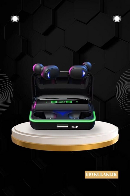 Ucuz Ve Kaliteli Kulaklıklı Saat Seti Bluetooth Bağlantılı Akıllı Saat Ve Kulaklık