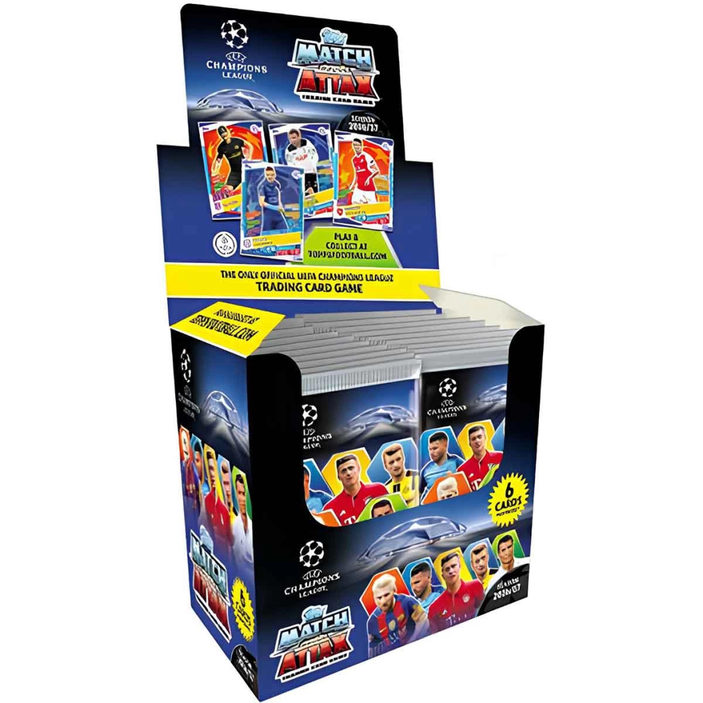 UEFA Şampiyonlar Ligi 16/17 Match Attax Futbolcu Kartları - (1 PAKET FİYATIDIR)