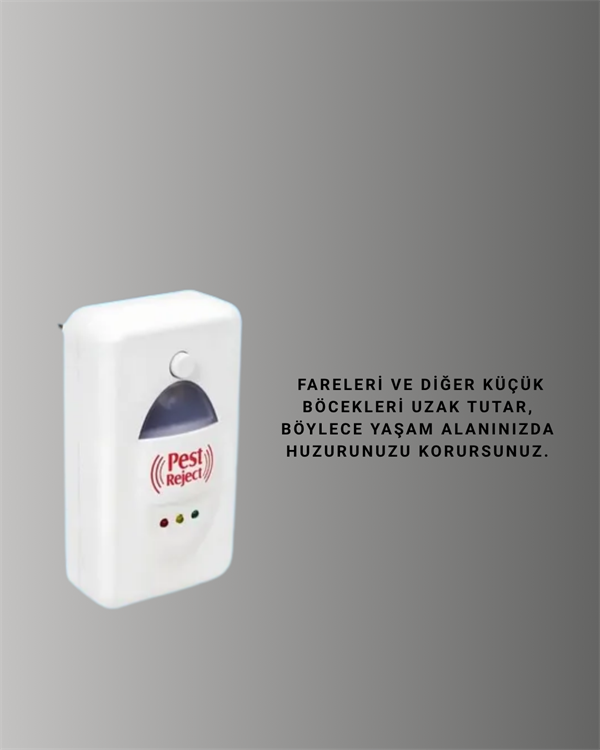 Ultrasonik Ses Dalgalarıyla Kimyasalsız Fare ve Böcek Kovucu Cihaz