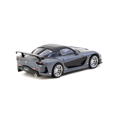 1/64 Mazda Rx-7 Veilside Fortune7 Grey Metallic / Black