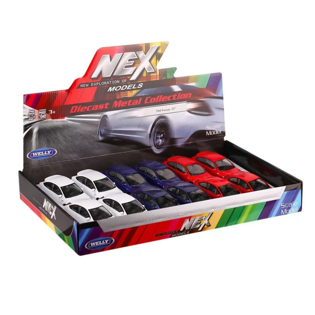 42378 Nessiworld Diecast Ford Focus Çek Bırak Araba -karsan Oyuncak