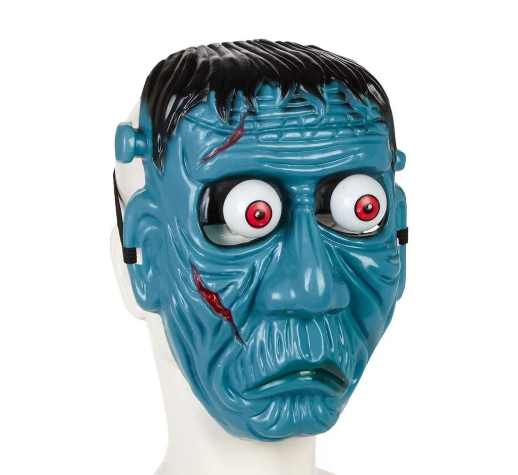 Frankenstein Temalı Sallanan Oynar Gözlü Maske