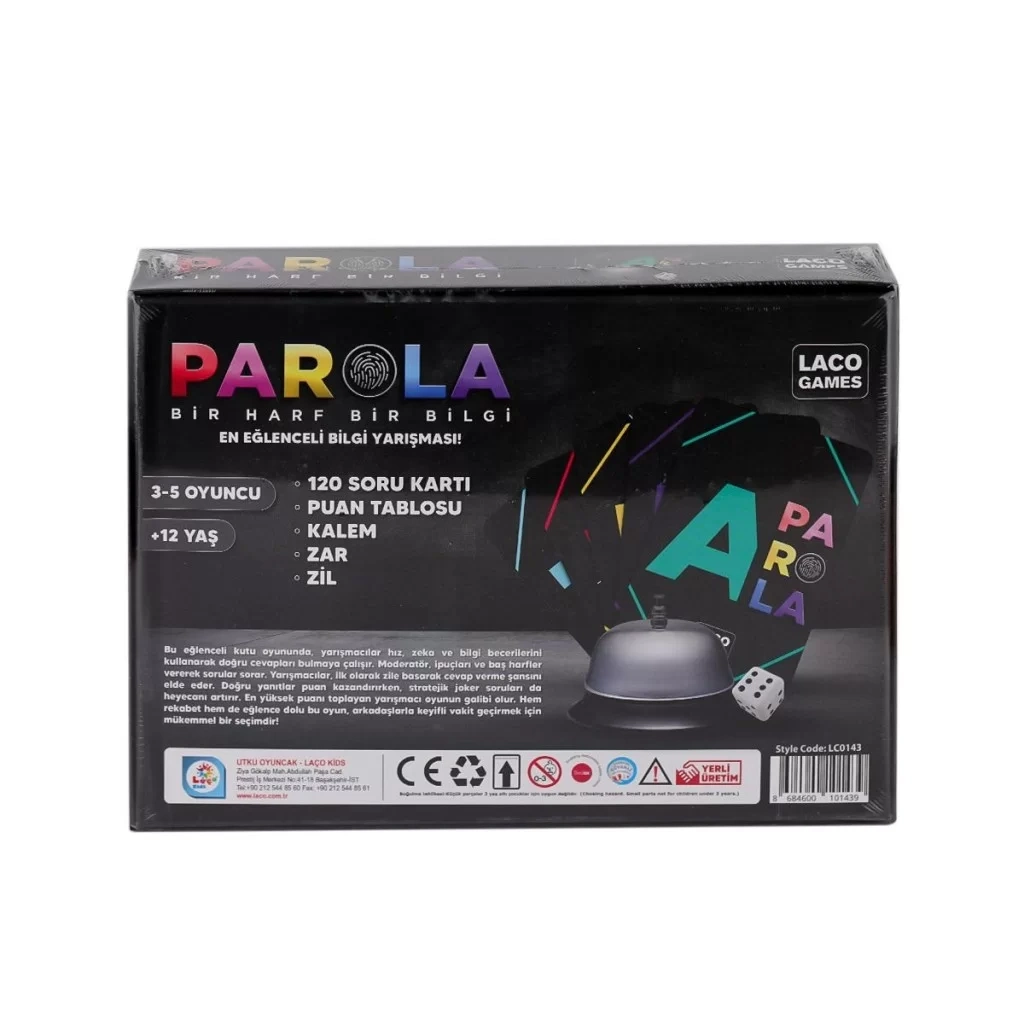 Lc0143 Parola En Eğlenceli Bilgi Oyunu
