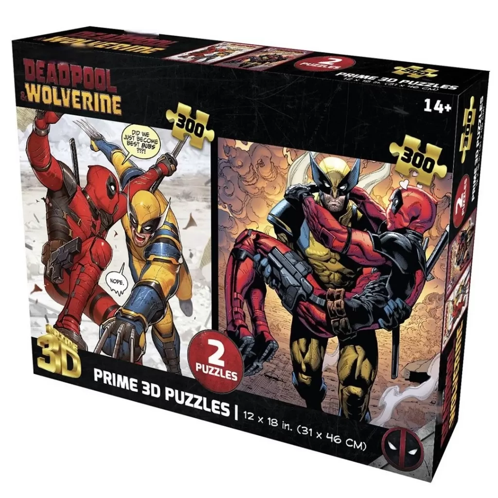 Prime 3d Deadpool İkili Puzzle 300 Parça