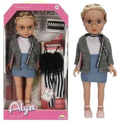 S00004286 Alyss Günlük Kıyafet Moda Bebekleri -sun