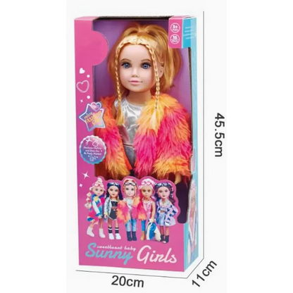 Tatlı Moda Oyuncak Bebeği 40 Cm