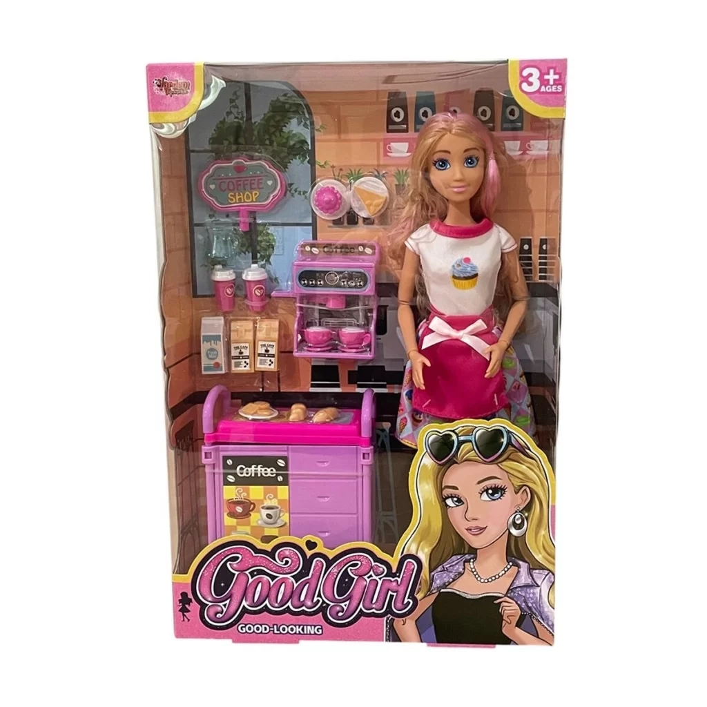 Wg66748 Kutulu Kafe İşleten Bebek Set 11,5 İnç