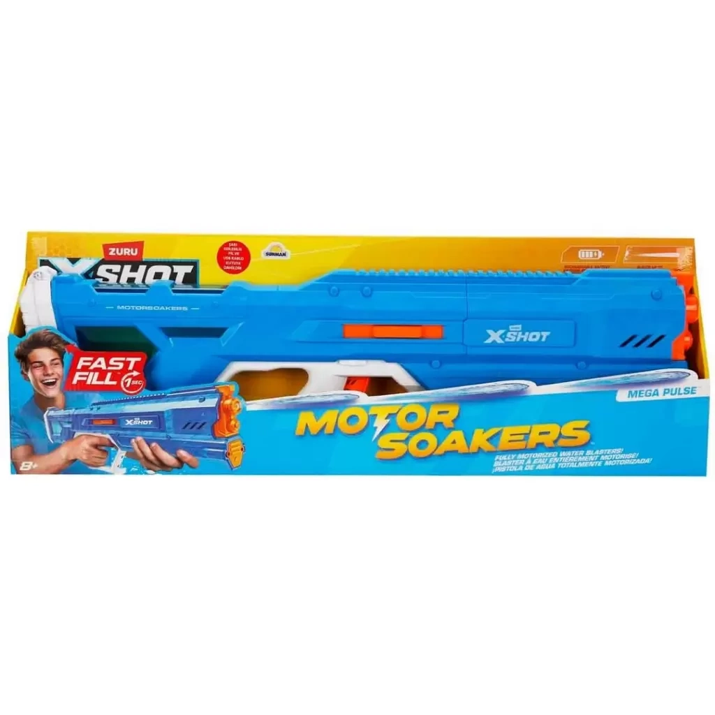 X-shot Fast-fill Motor Soakers Mega Pulse Su Tabancası 68 Cm