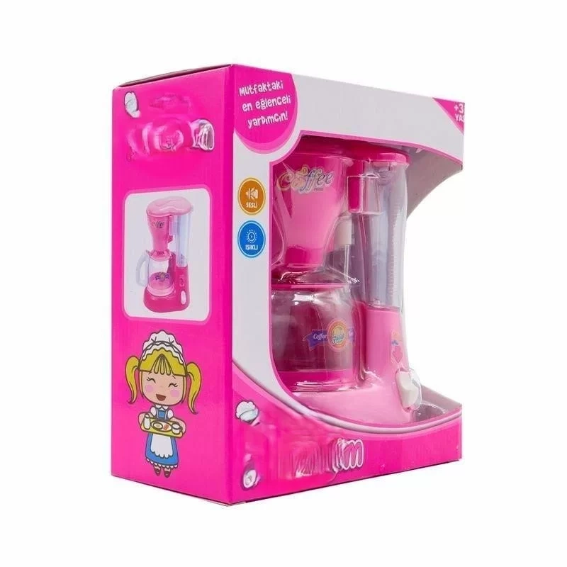 Yh129-2 Oyuncak Mini Kahve Makinası Pilli