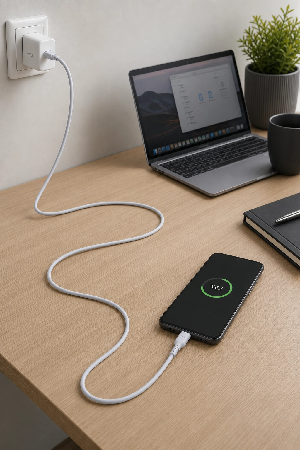 Usb-a To Type-c Şarj Kablosu 2 Metre Uzun Kablo