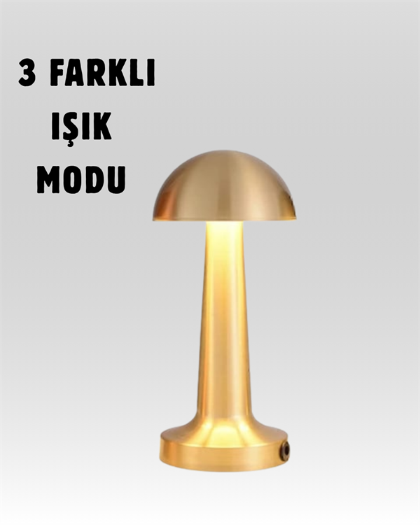 Modern Tasarım Şarjlı Masa Lambası – 1800 mAh Batarya Yeni Nesil