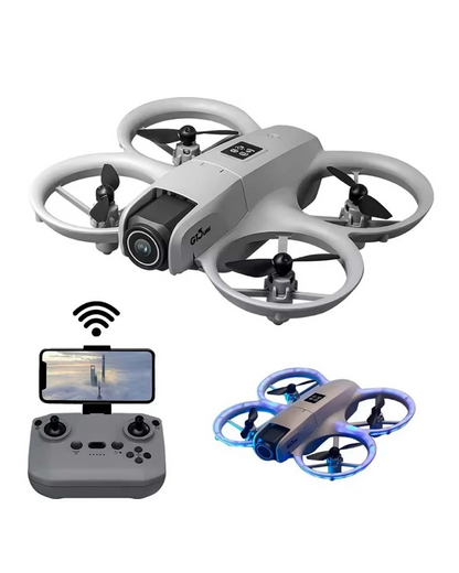 Uzaktan Kumandalı Mini Drone Hd Kamera Işıklı Tasarım