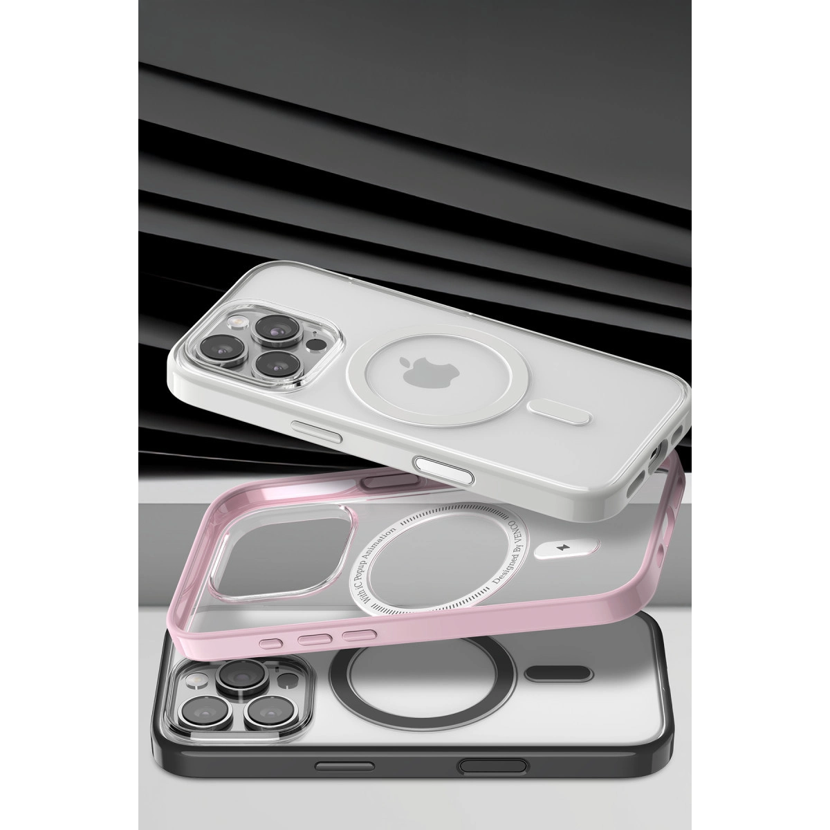 Venco İphone 15 Pro Max Joly Magsafe Kapak - Beyaz