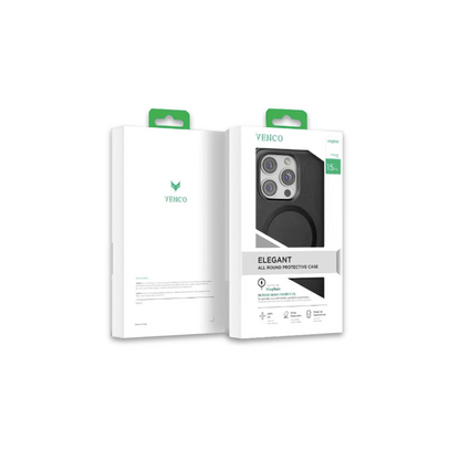 Venco İphone 15 Pro Max Puskas Magsafe Kapak - Siyah
