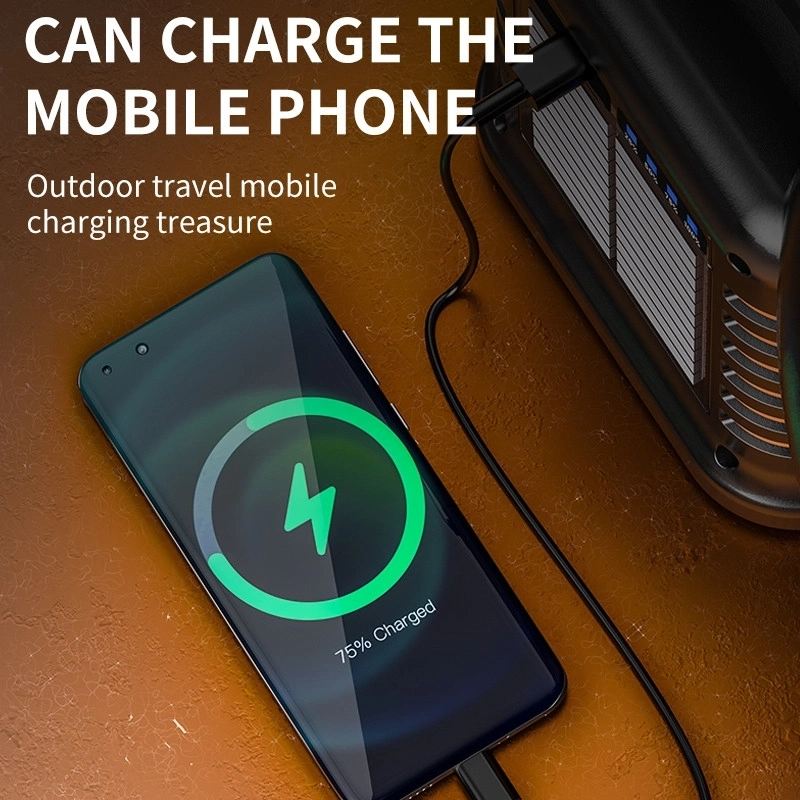 Ws-4343 Çok Fonksiyonlu Powerbanklı Solar Şarjlı Kamp Lambası