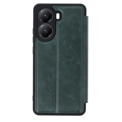 Xiaomi Poco X7 Pro Kılıf Flip Cover - Koyu Yeşil