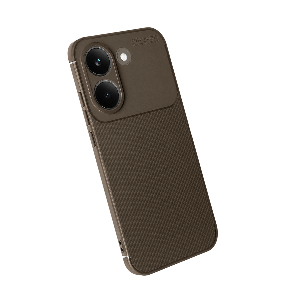 Xiaomi Poco X8 Pro Auto Focus Karbon Kapak - Kahverengi