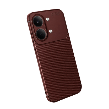 Xiaomi Poco X8 Pro Max Auto Focus Karbon Kapak - Bordo