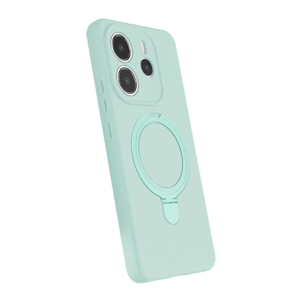 Xiaomi Redmi Note 14 4g Regal Magsafe Standlı Kapak - Su Yeşili