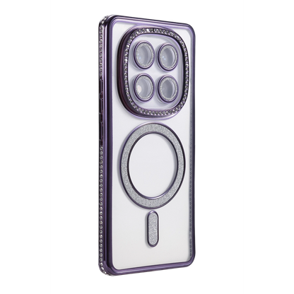 Xiaomi Redmi Note 15 4g Joke Simli Magneticsafe Kılıf - Derin Mor