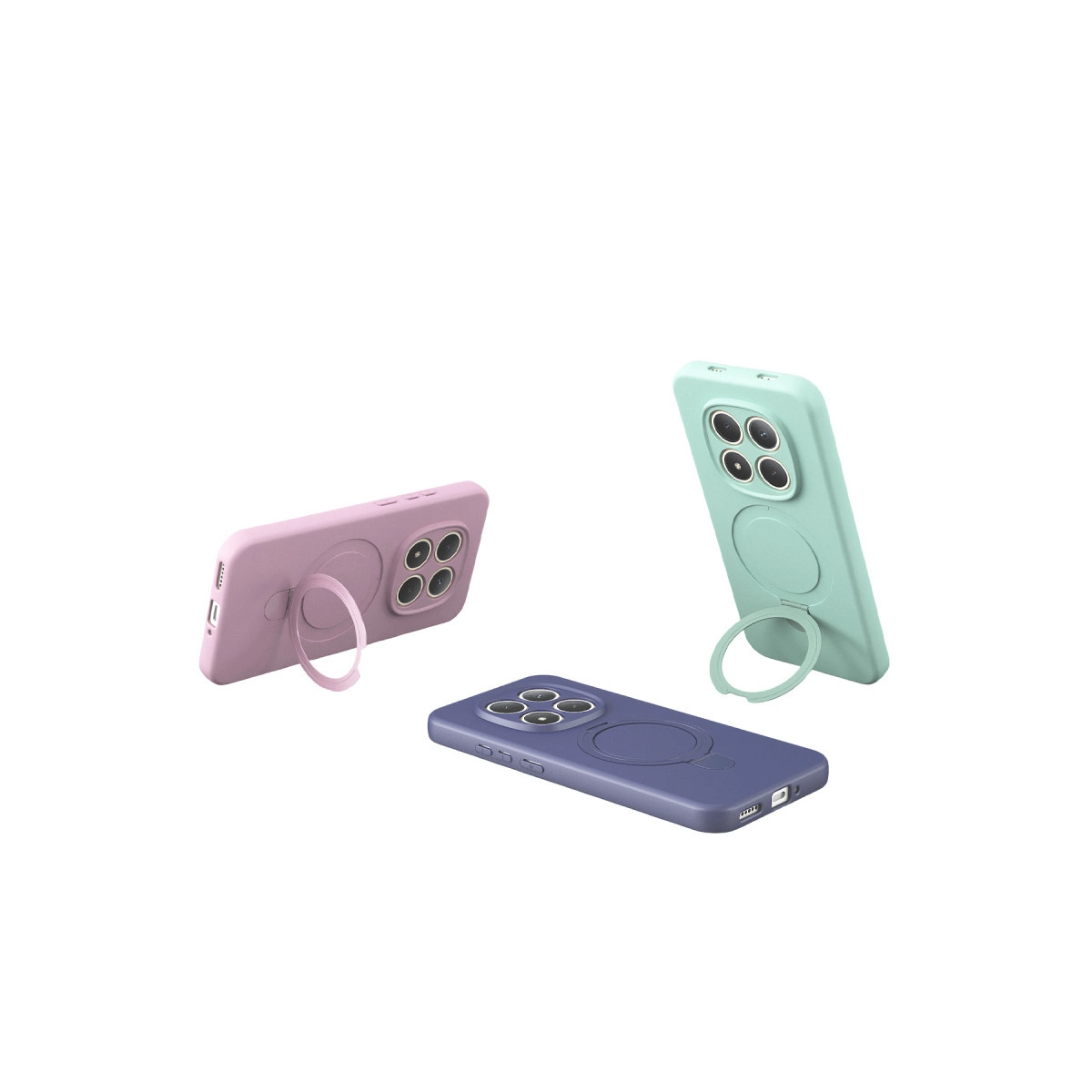 Xiaomi Redmi Note 15 Pro 5g Regal Magsafe Standlı Kapak - Derin Mor