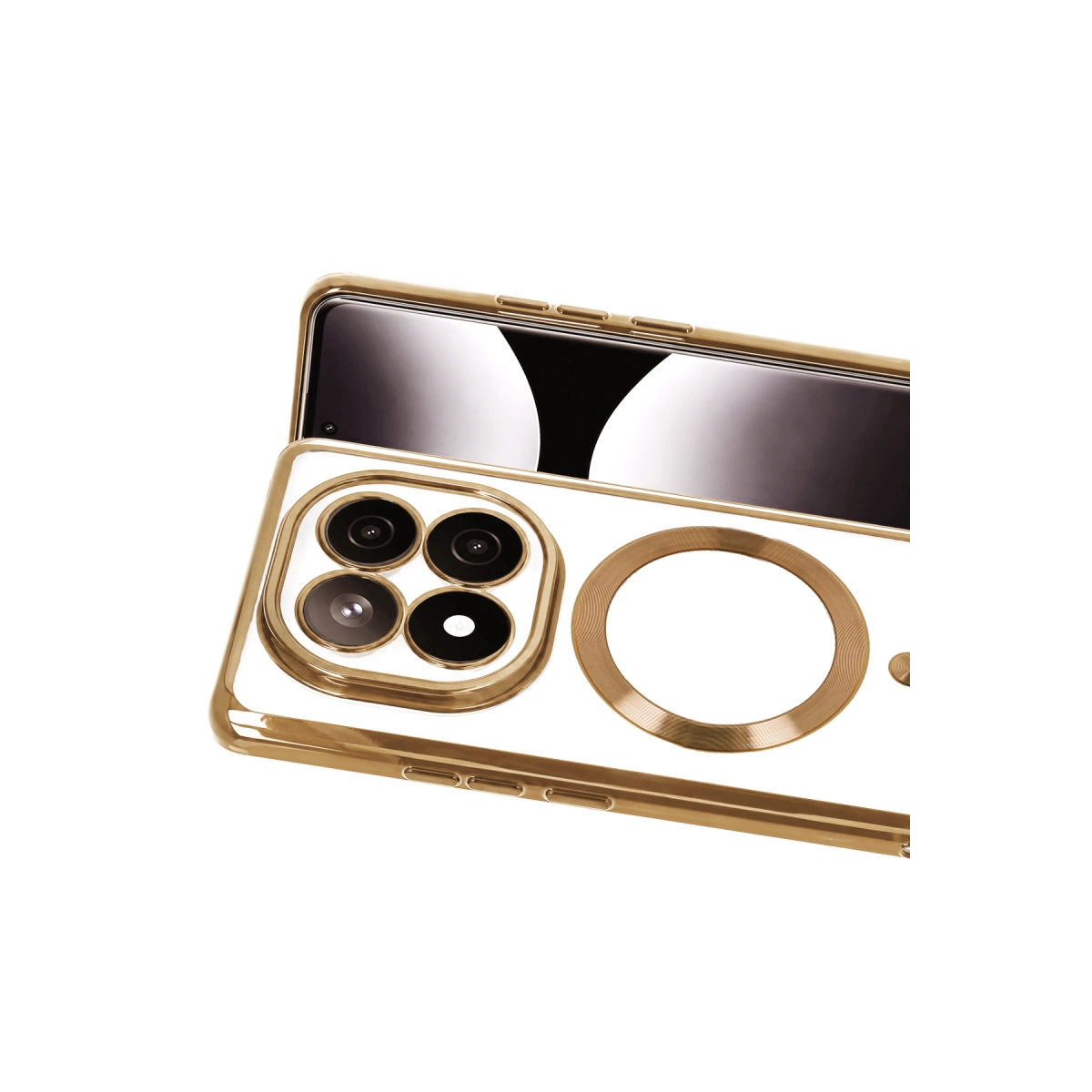 Xiaomi Redmi Note 15 Pro Plus 5g Kross Magneticsafe Kapak - Gold
