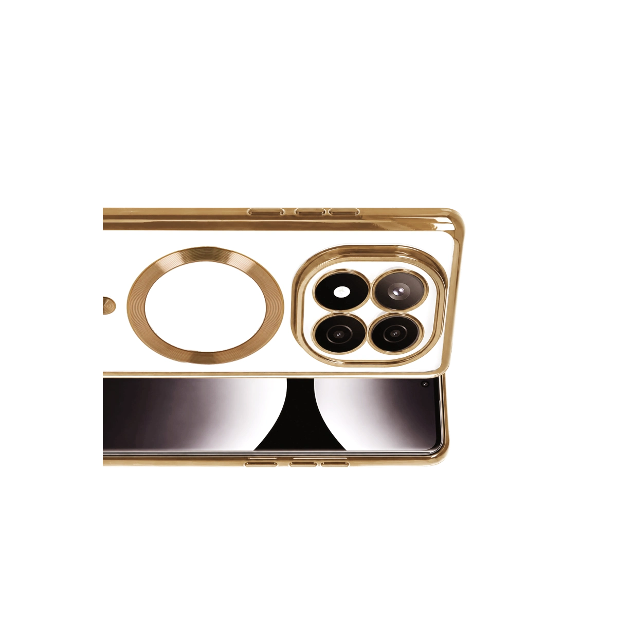 Xiaomi Redmi Note 15 Pro Plus 5g Kross Magneticsafe Kapak - Gold