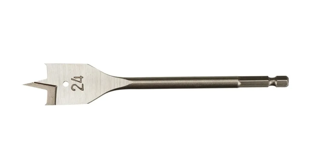 Yaprak Tip Ahşap Matkap Ucu 18x170mm - Hex Saplı