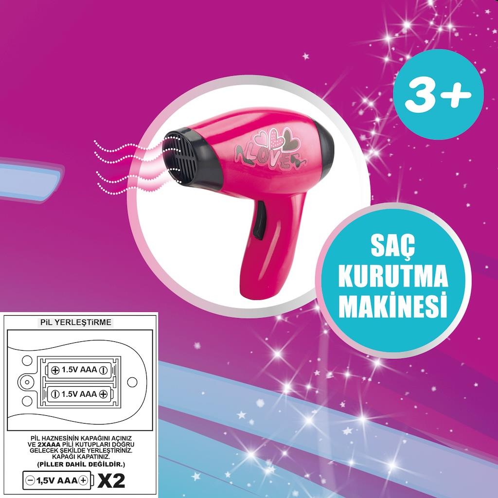 YD-3615-3  Pilli Saç Kurutmalı