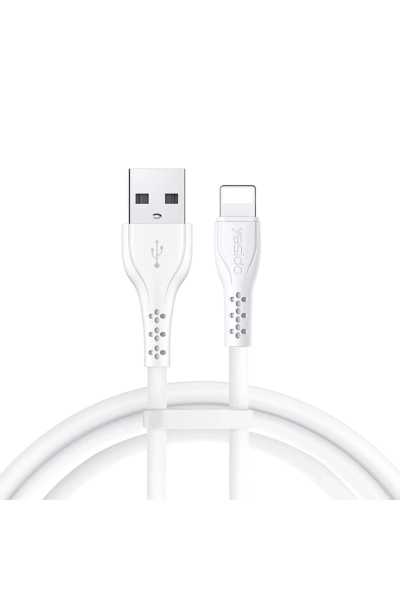 Yesido CA71 1M 2A Usb to Lightning Hızlı Şarj Kablosu - Beyaz
