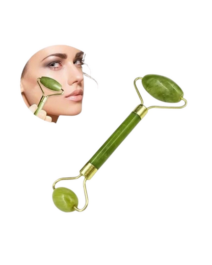 Yeşim Taşı Yüz Bakım Seti Çift Başlıklı Roller Ve Gua Sha