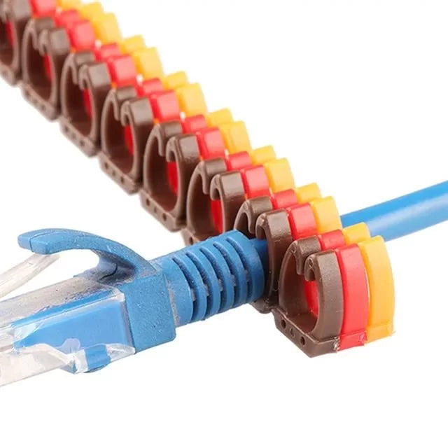 Powermaster 0-9 Dijital Kodlu Renkli Kablo İşaretleyici