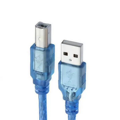 Powermaster Pm-3267 3 Metre Şeffaf Mavi Usb 2.0 Yazıcı Kablosu