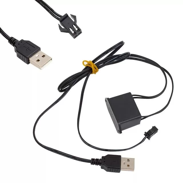 Powermaster 5 Metre 5 Volt Usb Adaptörlü Neon Sarı İp Aydınlatma Pm-6081