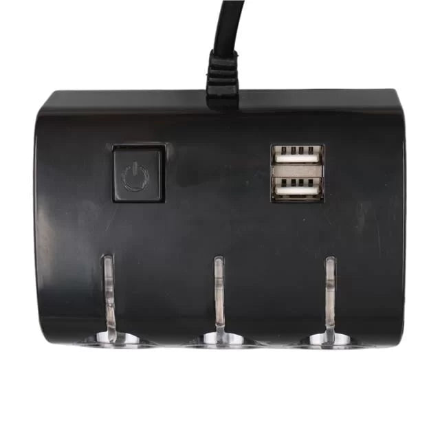 Olesson 1506 12-24v Çift Usb Girişli 120w 80 Cm Kablolu 3'lü Araç Çakmak Çoklayıcı