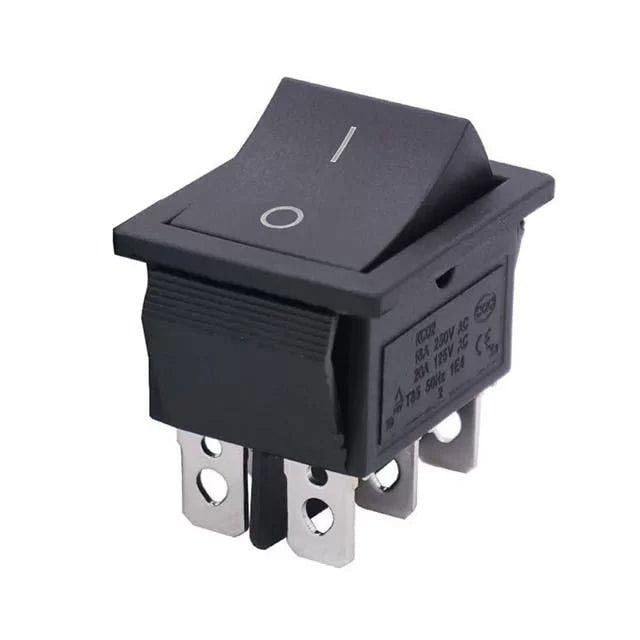 Geniş Işıksız 6p (on/off) Açma Kapama Anahtarı Ic-109a