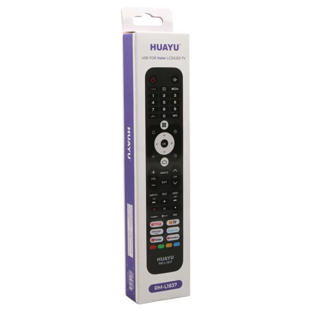 Rm-l1837 Haier Netflix Youtube Prime Video Youtube Music Tuşlu Lcd Led Tv Kumanda