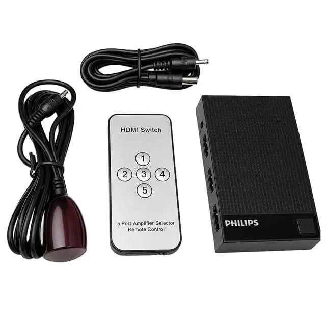 Philips Swv9023d/93 5-giriş 1-çıkış 4k Hdmı Switch (seçici)
