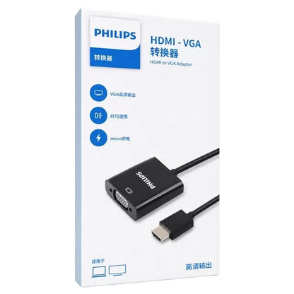 Philips Swr1620b/93 Hdmı To Vga Dönüştürücü Adaptör Harici Ses Çıkışlı